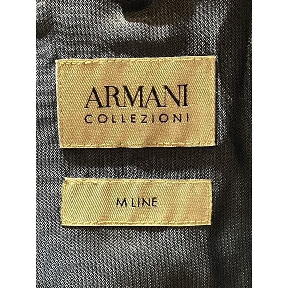 New Armani Collection 38R Sapphire Cobalt Royal Blue Metallic Blazer Suit Jacket - Picture 10 of 12